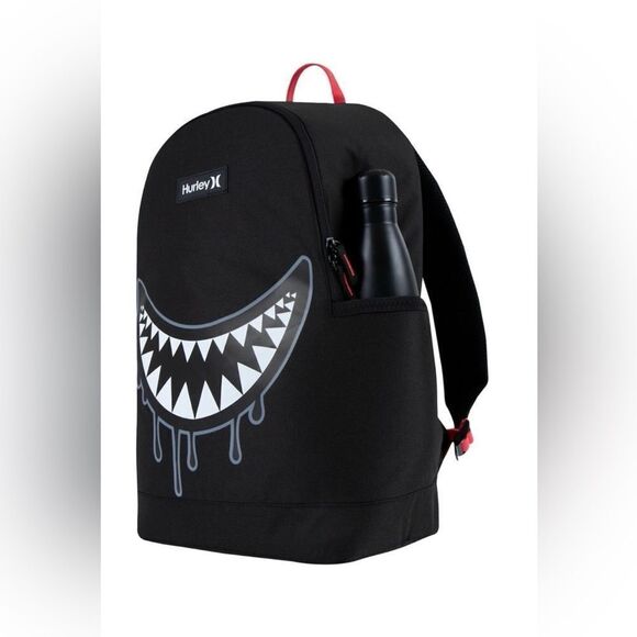 Hurley Graphic Backpack Black Shark - Picture 2 of 8